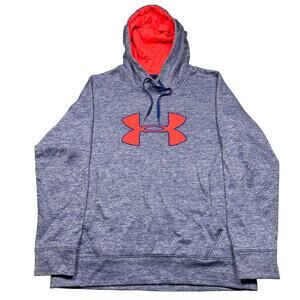 Hoodie Women's Large Under Armour Cold‎ Gear Loose Fit Pink Lavender Pullover